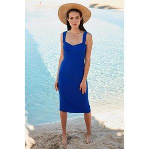 🆕 DRESS THE POPULATION Nicole Cocktail Dress Blue X-Large 10-12